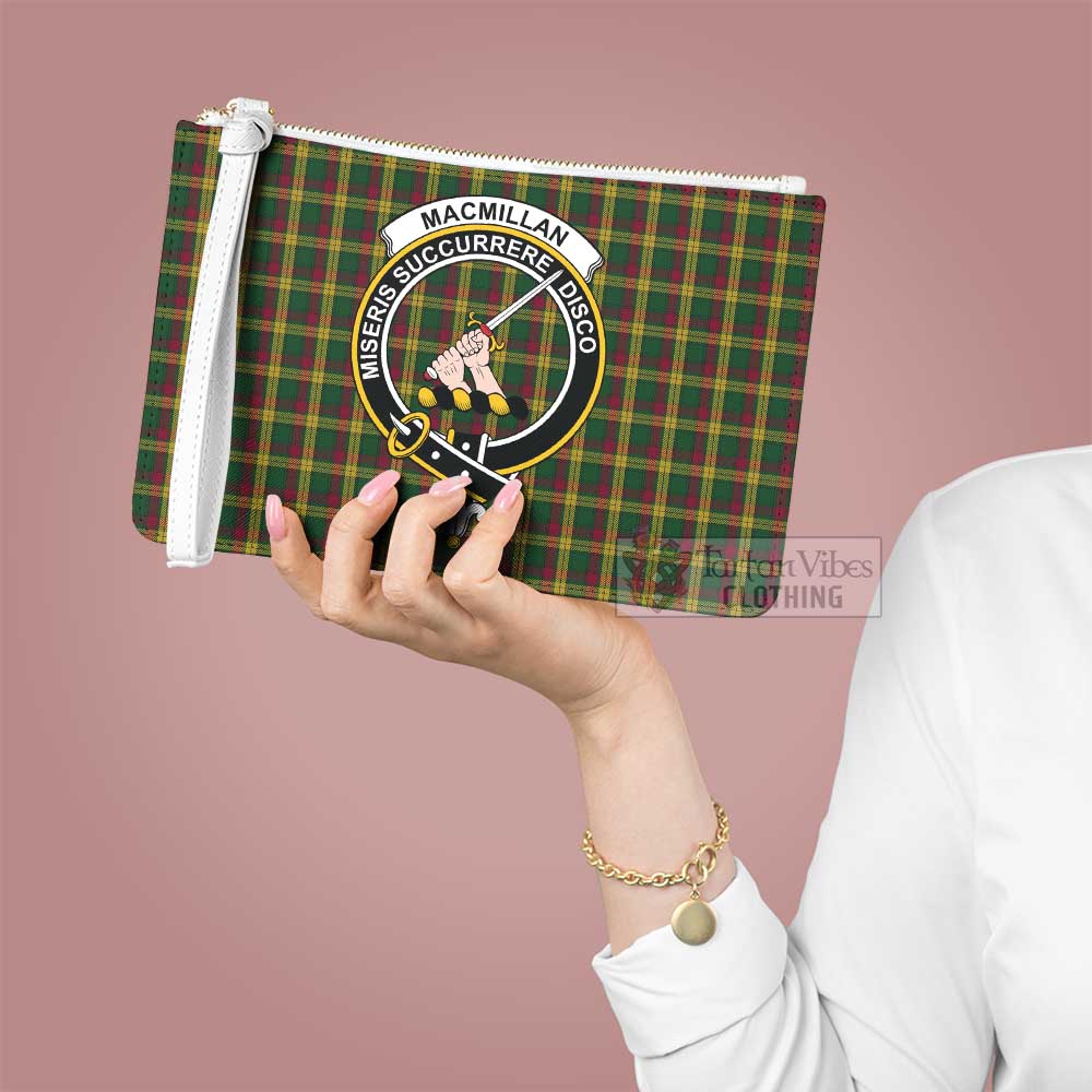 Tartan Vibes Clothing MacMillan (McMillan) Family Crest Tartan Clutch Bag