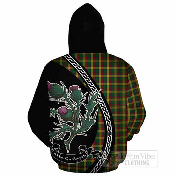 MacMillan (McMillan) Family Crest Tartan Cotton Hoodie Alba Thistle Inspired
