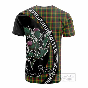 MacMillan (McMillan) Family Crest Tartan Cotton T-shirt Alba Thistle Inspired - Tartan Vibes Clothing