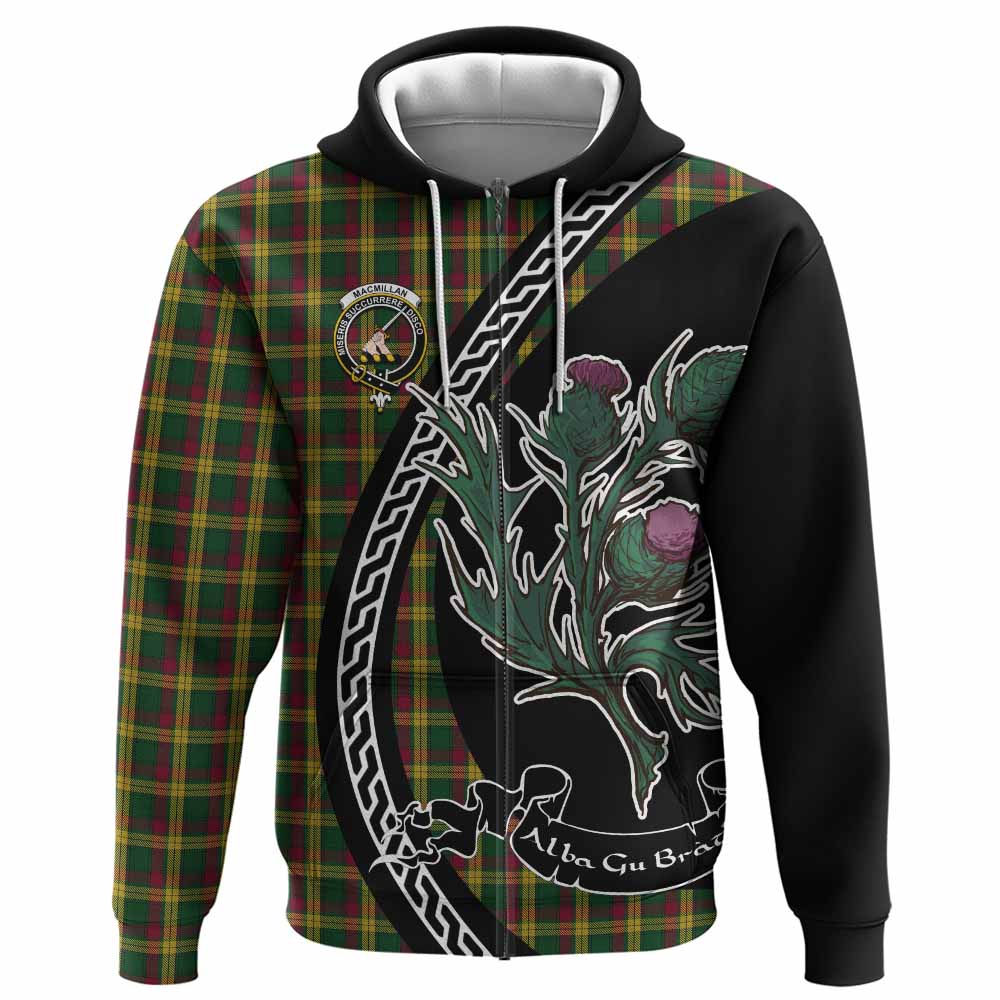 MacMillan (McMillan) Family Crest Tartan Hoodie Alba Thistle Inspired - Tartan Vibes Clothing