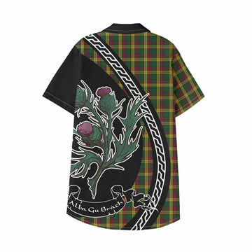 MacMillan (McMillan) Family Crest Tartan Kid Hawaiian Shirt Alba Thistle Inspired - Tartan Vibes Clothing