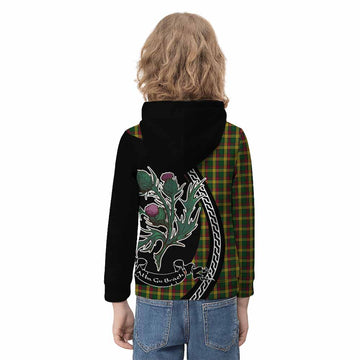 MacMillan (McMillan) Family Crest Tartan Kid Hoodie Alba Thistle Inspired