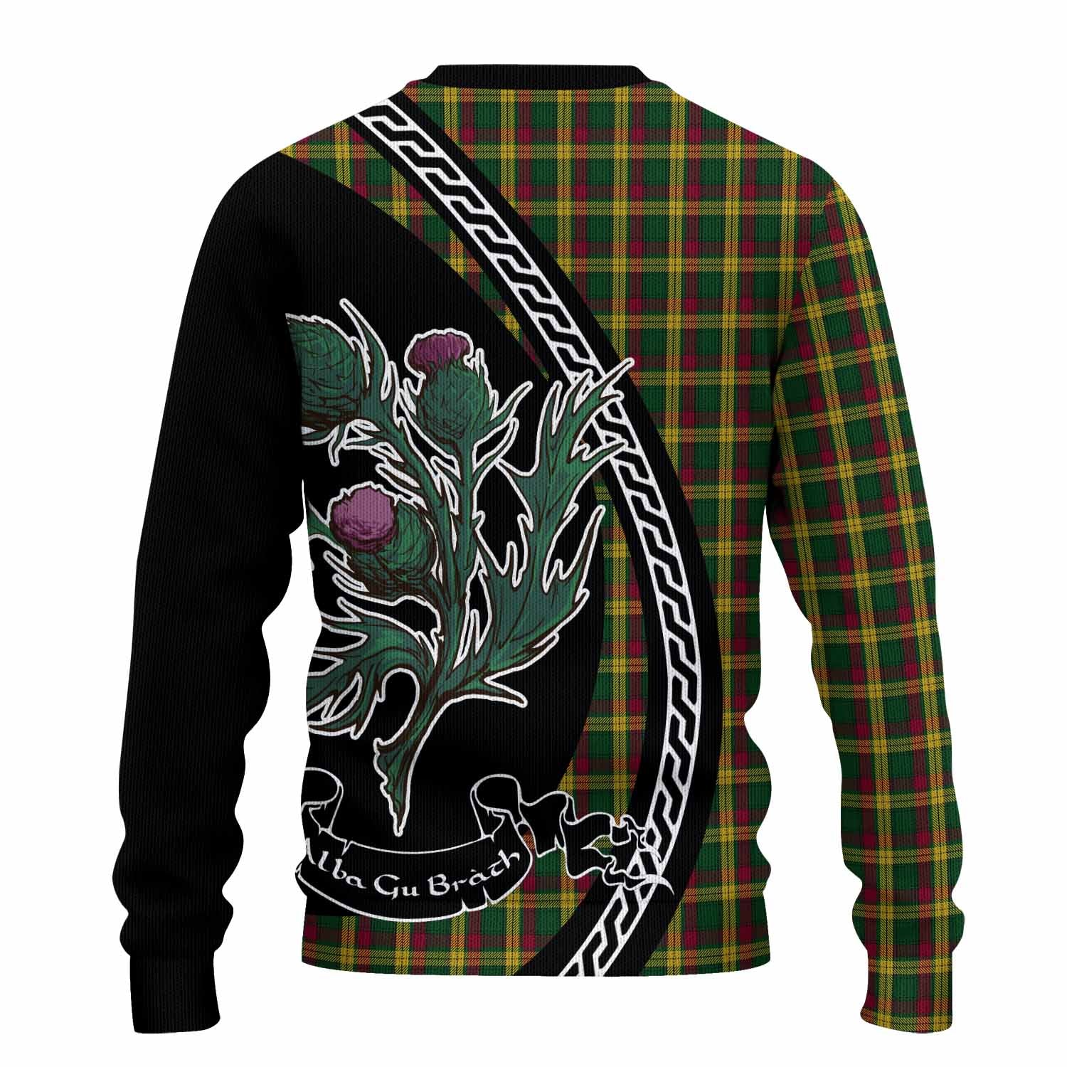 MacMillan (McMillan) Family Crest Tartan Knitted Sweater Alba Thistle Inspired - Tartan Vibes Clothing