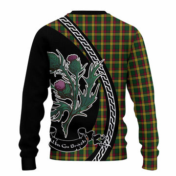 MacMillan (McMillan) Family Crest Tartan Knitted Sweater Alba Thistle Inspired