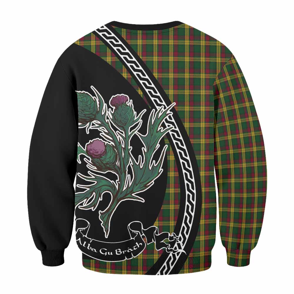 MacMillan (McMillan) Family Crest Tartan Sweatshirt Alba Thistle Inspired - Tartan Vibes Clothing