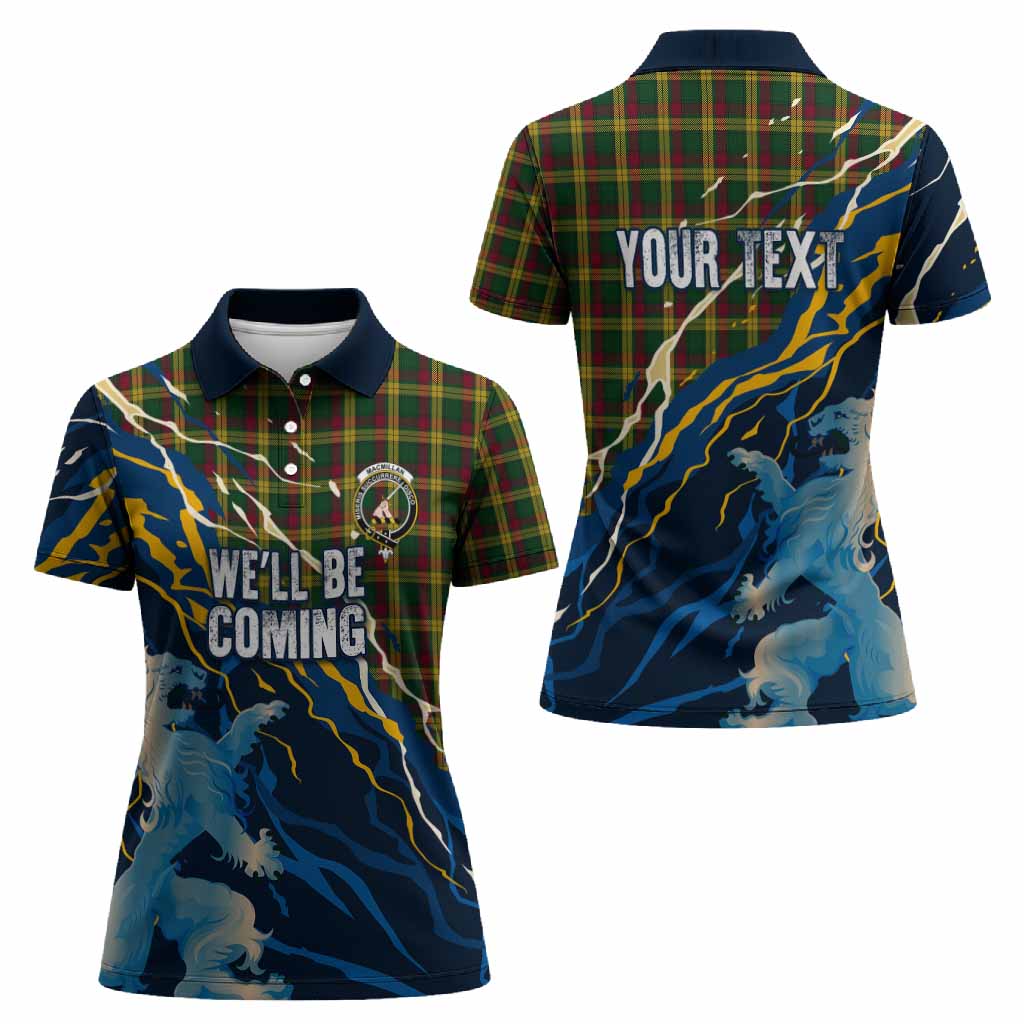MacMillan (McMillan) Scotland Tartan Women Polo Shirt WC2026 Football - We'll Be Coming