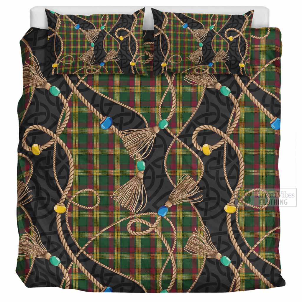 MacMillan (McMillan) Scottish Tartan Twisted Ropes Stylized Bedding Set UK Bedding Set UK Super King 104*94 inch - Tartan Vibes Clothing