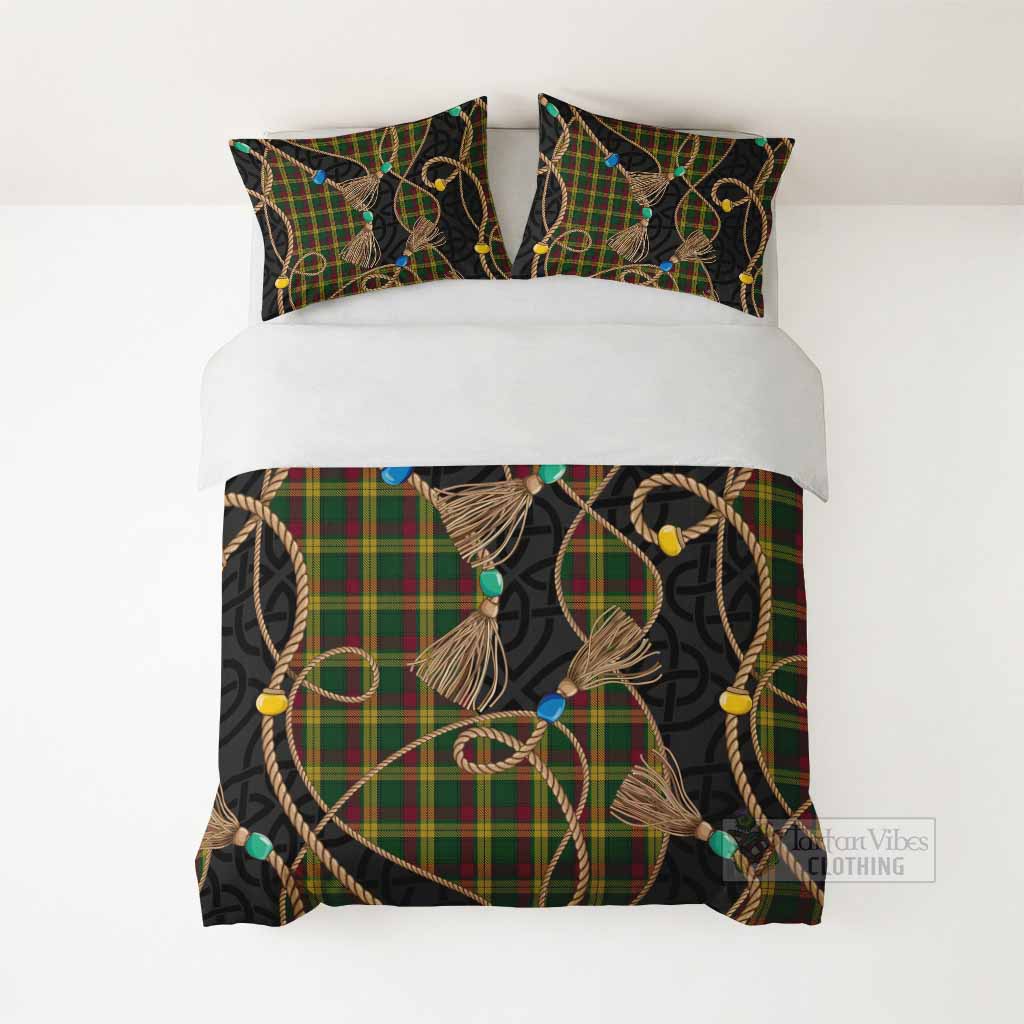 MacMillan (McMillan) Scottish Tartan Twisted Ropes Stylized Bedding Set - Tartan Vibes Clothing