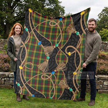 MacMillan (McMillan) Scottish Tartan Twisted Ropes Stylized Blanket - Tartan Vibes Clothing