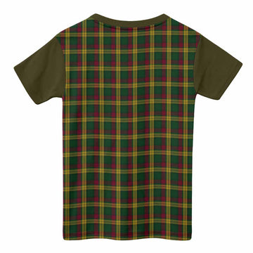 MacMillan (McMillan) Tartan Accent Kid T-shirt with Family Crest