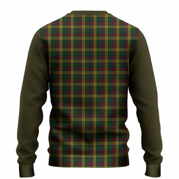 MacMillan (McMillan) Tartan Accent Knitted Sweater with Family Crest