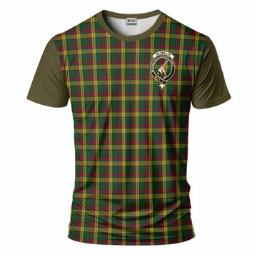 MacMillan (McMillan) Tartan Accent T-Shirt with Family Crest