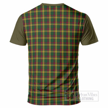 MacMillan (McMillan) Tartan Accent T-Shirt with Family Crest