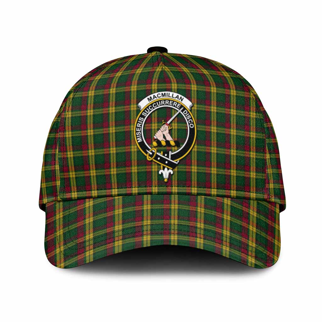 MacMillan (McMillan) Tartan Classic Cap with Family Crest