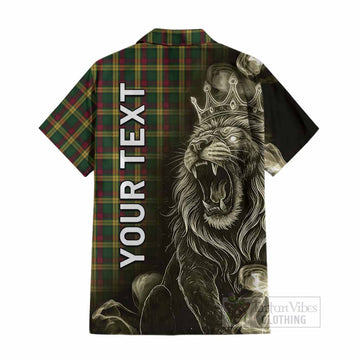 MacMillan (McMillan) Tartan Cotton Hawaiian Shirt Roaring Lion Heritage