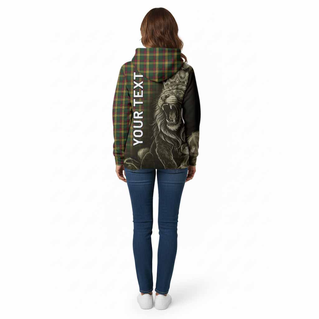 MacMillan (McMillan) Tartan Cotton Hoodie Roaring Lion Heritage
