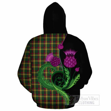MacMillan (McMillan) Tartan Cotton Hoodie Traditional Scottish Thistle