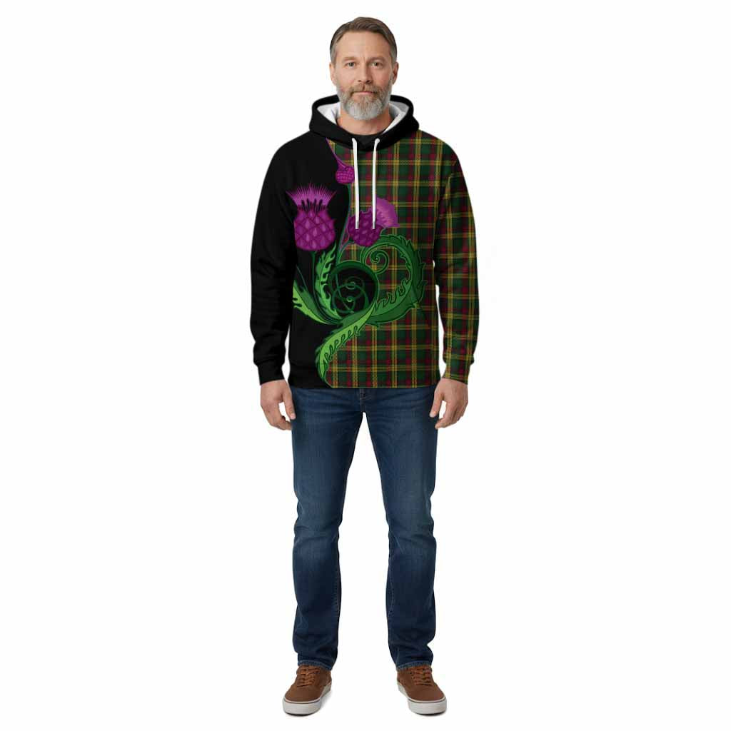 MacMillan (McMillan) Tartan Cotton Hoodie Traditional Scottish Thistle