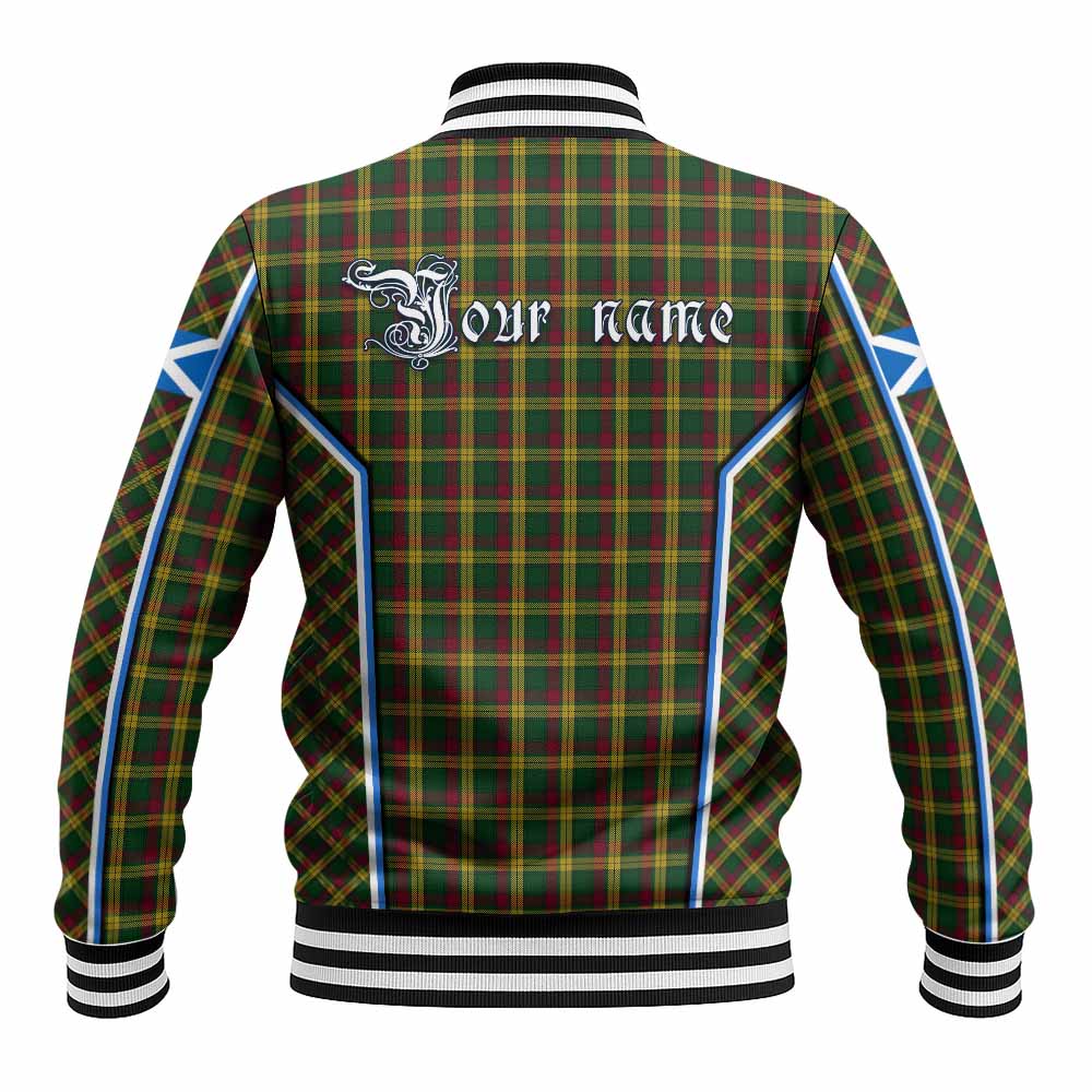 MacMillan (McMillan) Tartan Crest Baseball Jacket Scotland Coat of Arm Flag Style - Tartan Vibes Clothing