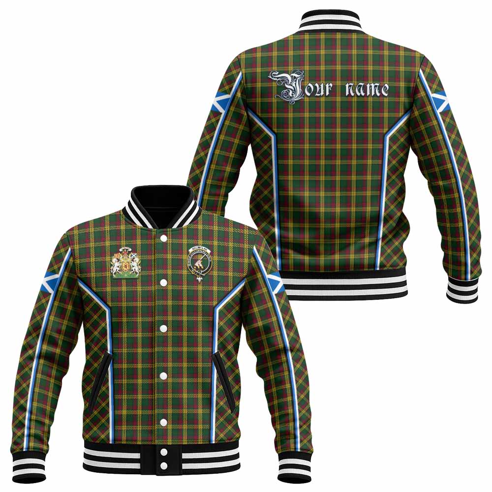 MacMillan (McMillan) Tartan Crest Baseball Jacket Scotland Coat of Arm Flag Style - Tartan Vibes Clothing