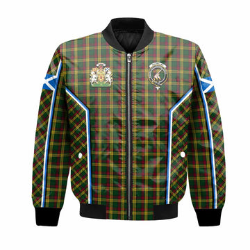 MacMillan (McMillan) Tartan Crest Bomber Jacket Scotland Coat of Arm Flag Style