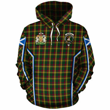 MacMillan (McMillan) Tartan Crest Cotton Hoodie Scotland Coat of Arm Flag Style - Tartan Vibes Clothing