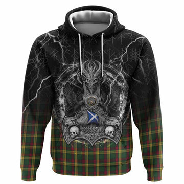 MacMillan (McMillan) Tartan Crest Hoodie Celtic Odin's Raven Legacy