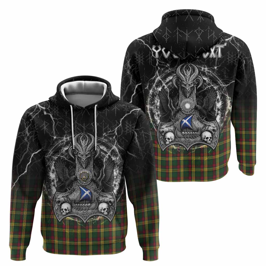 MacMillan (McMillan) Tartan Crest Hoodie Celtic Odin's Raven Legacy