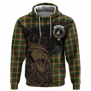 MacMillan (McMillan) Tartan Crest Hoodie Crowned Lion Heritage Style