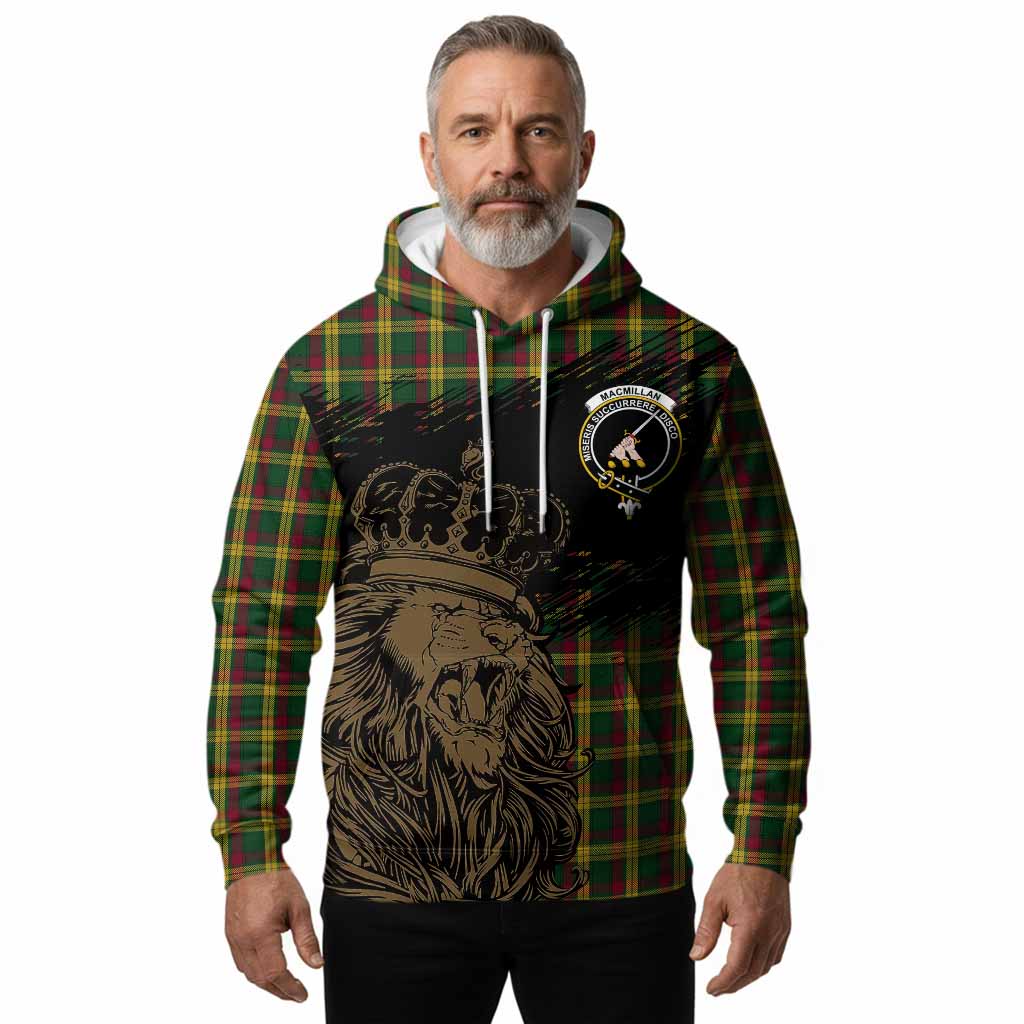 MacMillan (McMillan) Tartan Crest Hoodie Crowned Lion Heritage Style