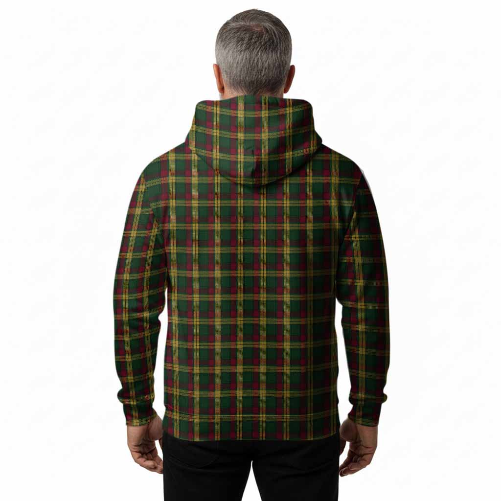 MacMillan (McMillan) Tartan Crest Hoodie Ferocious Lion Style