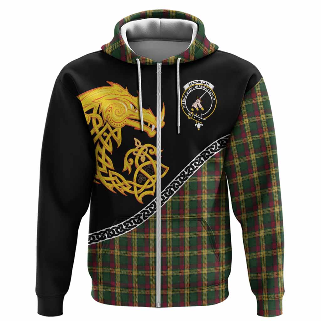 MacMillan (McMillan) Tartan Crest Hoodie Legendary Dragon Knot Half Style