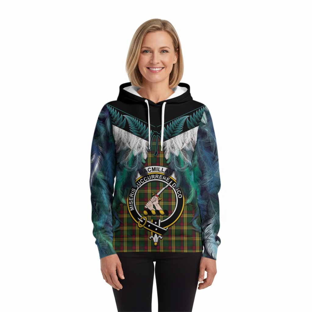 MacMillan (McMillan) Tartan Crest Hoodie New Zealand Maori Korowai Cloak