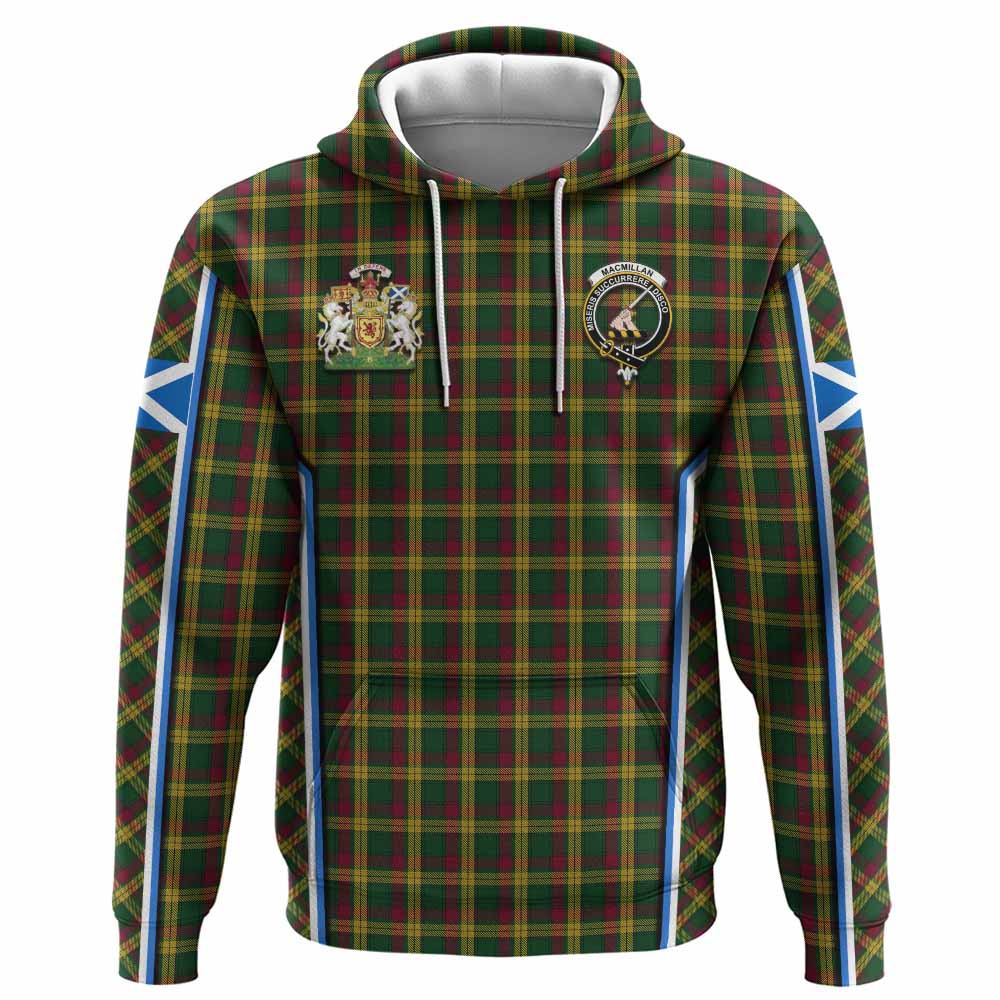 MacMillan (McMillan) Tartan Crest Hoodie Scotland Coat of Arm Flag Style - Tartan Vibes Clothing