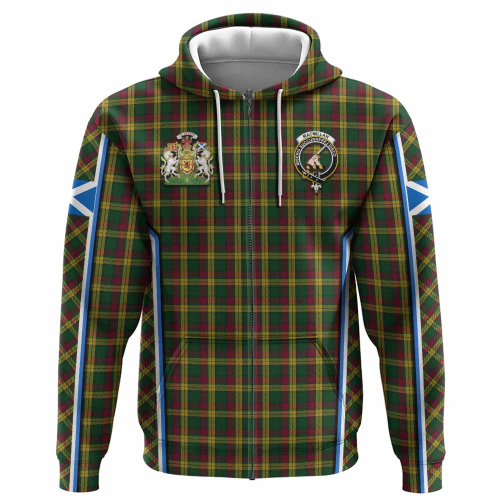 MacMillan (McMillan) Tartan Crest Hoodie Scotland Coat of Arm Flag Style - Tartan Vibes Clothing