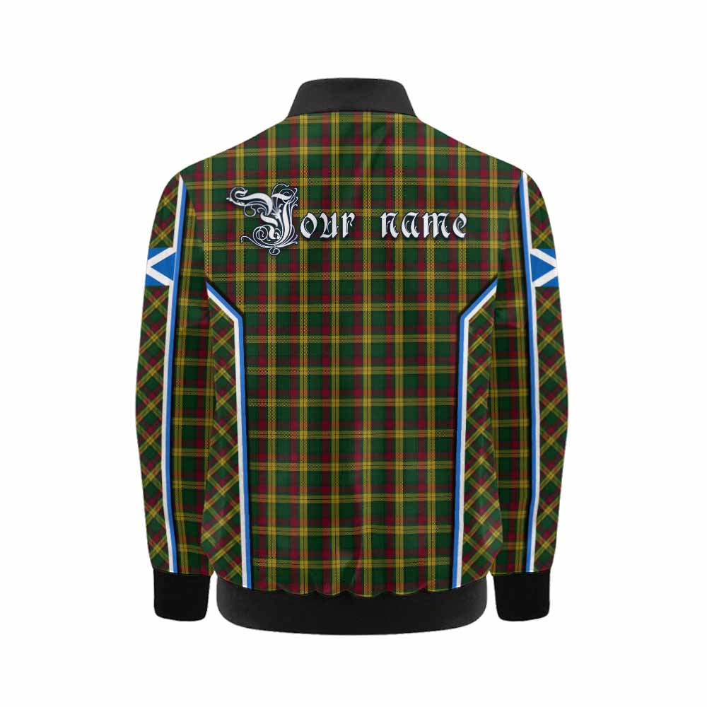 MacMillan (McMillan) Tartan Crest Kid Bomber Jacket Scotland Coat of Arm Flag Style - Tartan Vibes Clothing
