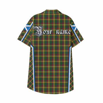 MacMillan (McMillan) Tartan Crest Kid Hawaiian Shirt Scotland Coat of Arm Flag Style