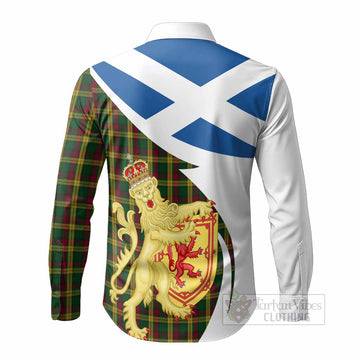 MacMillan (McMillan) Tartan Crest Lion Rampant Long Sleeve Button Shirts Classic Scottish Style - Tartan Vibes Clothing