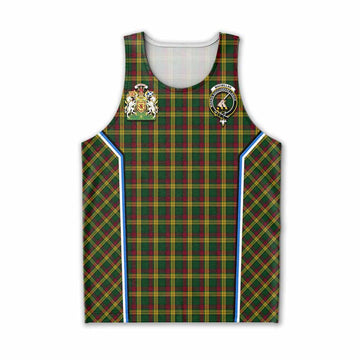 MacMillan (McMillan) Tartan Crest Men Tank Top Scotland Coat of Arm Flag Style