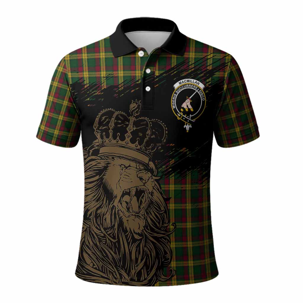 MacMillan (McMillan) Tartan Crest Polo Shirt Crowned Lion Heritage Style