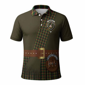 MacMillan (McMillan) Tartan Crest Polo Shirt Kilt Costume Style