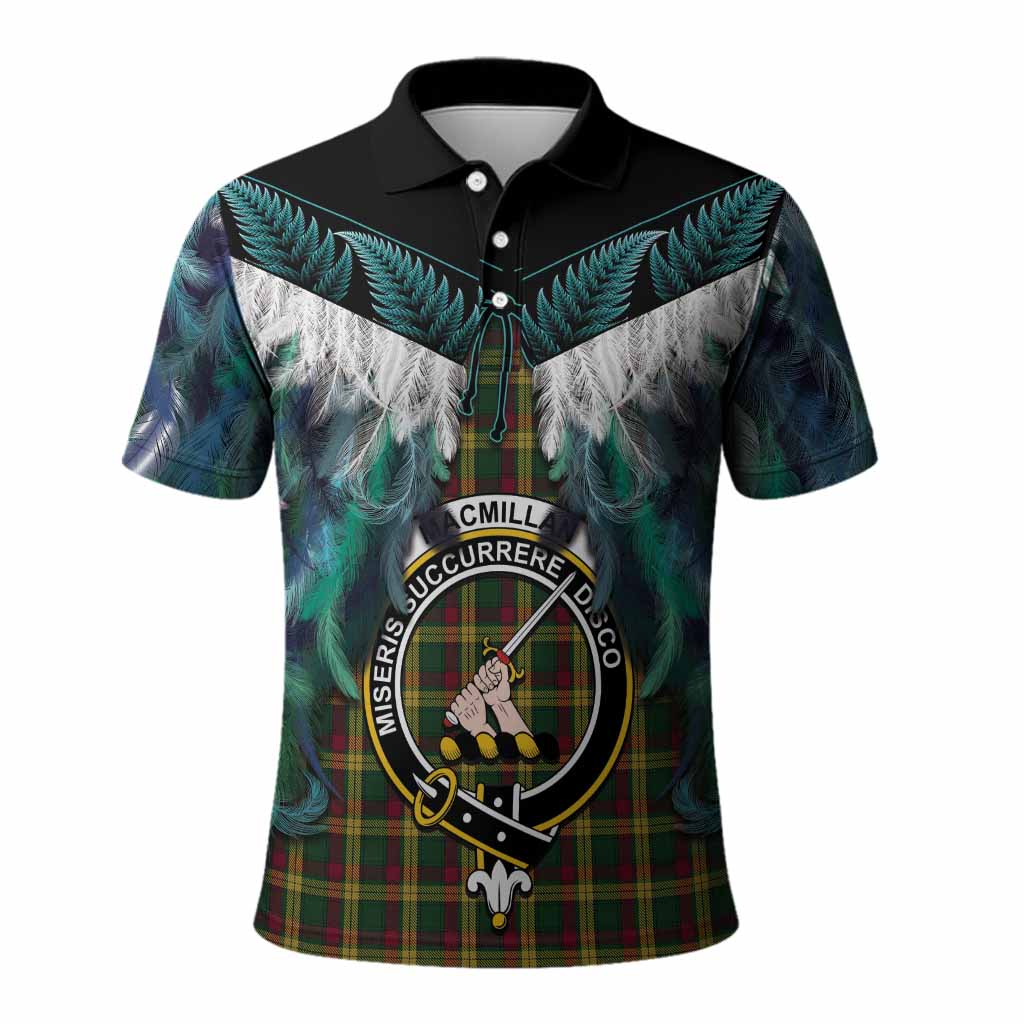 MacMillan (McMillan) Tartan Crest Polo Shirt New Zealand Maori Korowai Cloak