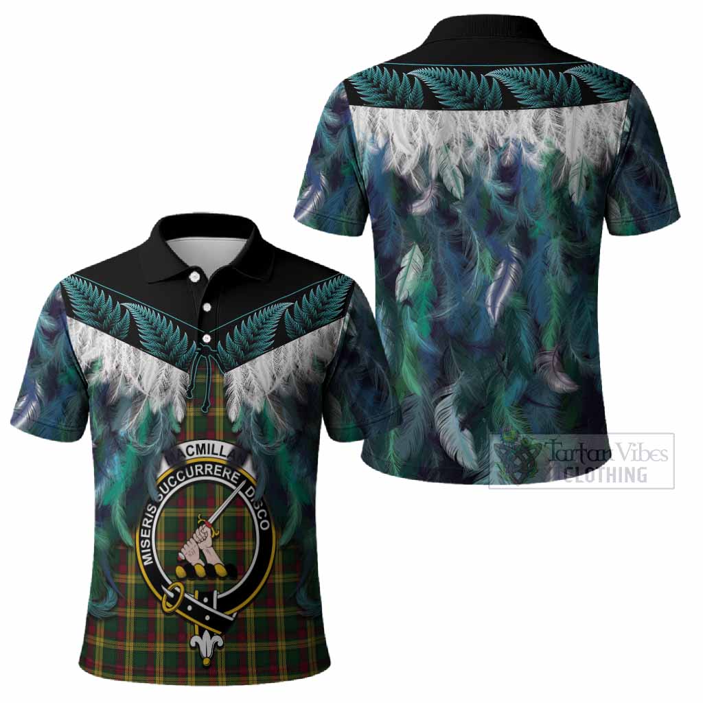MacMillan (McMillan) Tartan Crest Polo Shirt New Zealand Maori Korowai Cloak