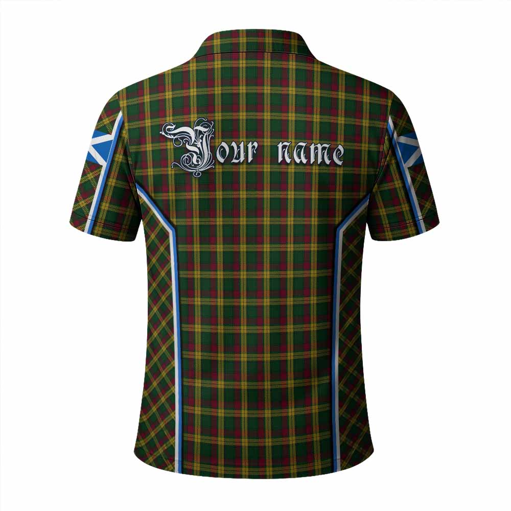 MacMillan (McMillan) Tartan Crest Polo Shirt Scotland Coat of Arm Flag Style - Tartan Vibes Clothing