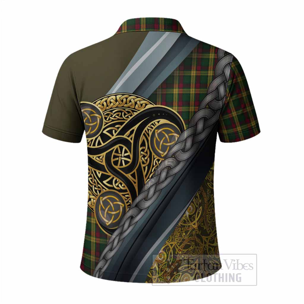 MacMillan (McMillan) Tartan Crest Polo Shirt Scottish Triskele Celtic