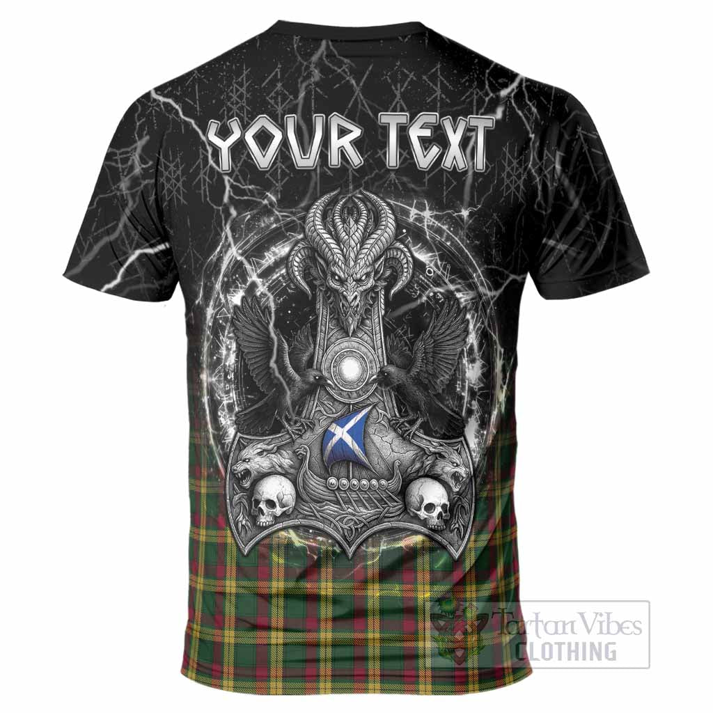 MacMillan (McMillan) Tartan Crest T-Shirt Celtic Odin's Raven Legacy