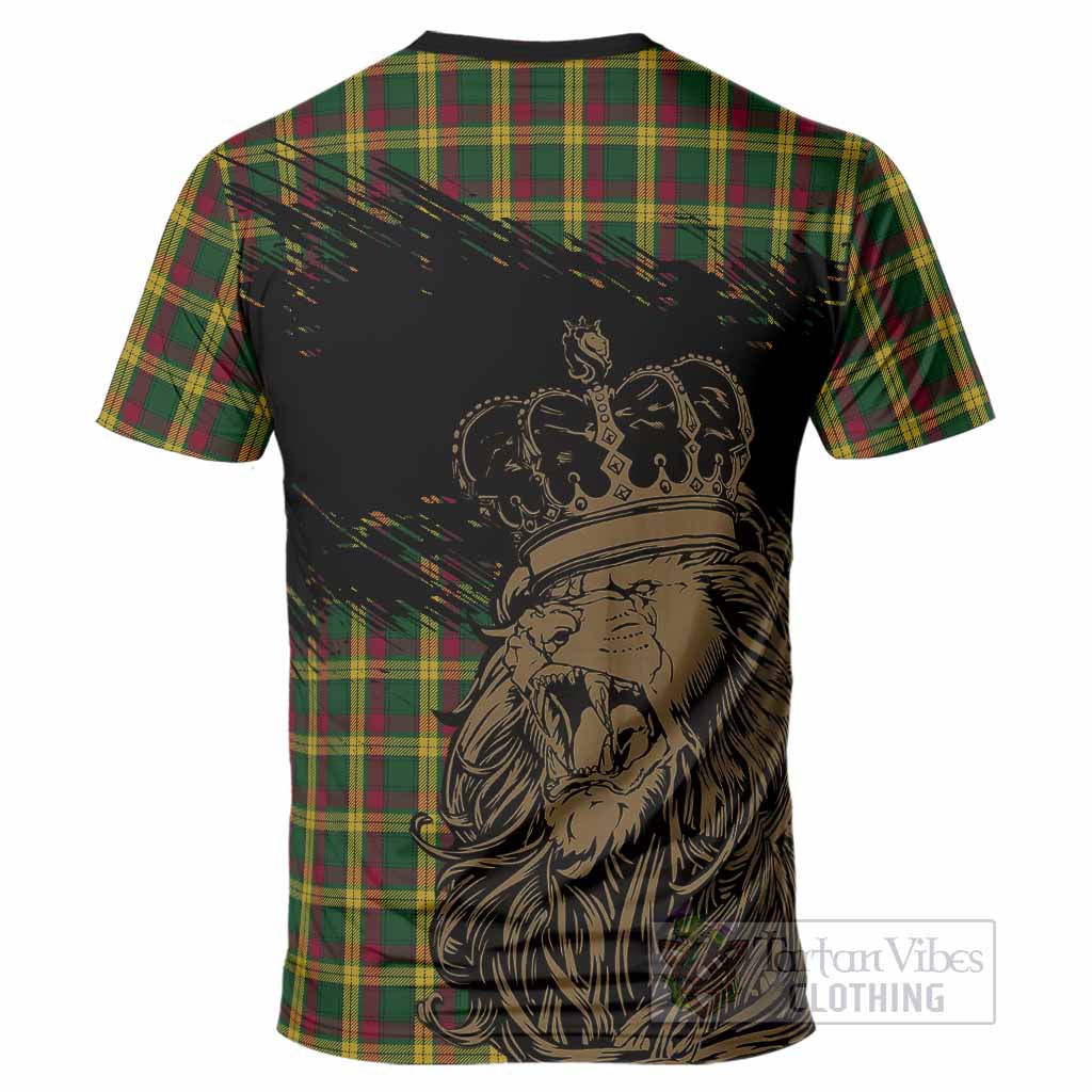 MacMillan (McMillan) Tartan Crest T-Shirt Crowned Lion Heritage Style