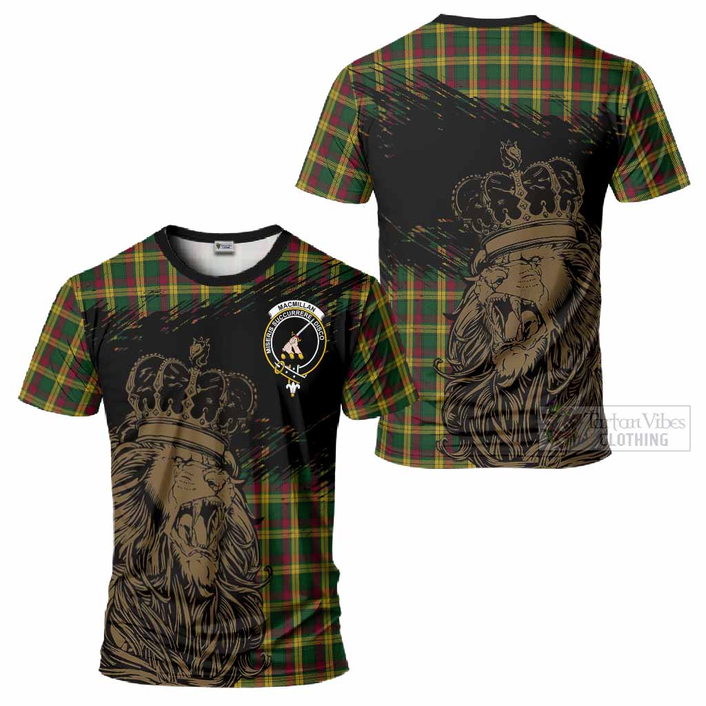 MacMillan (McMillan) Tartan Crest T-Shirt Crowned Lion Heritage Style