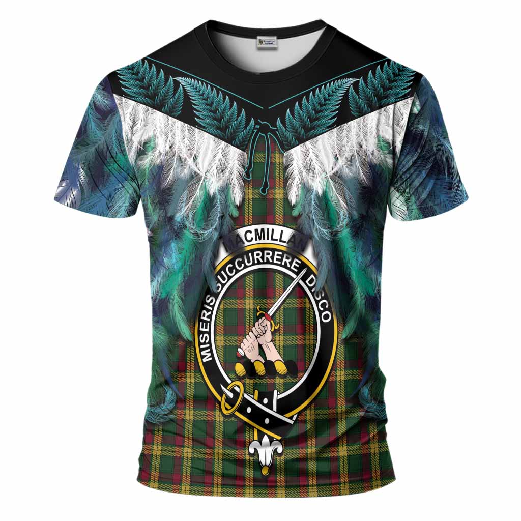 MacMillan (McMillan) Tartan Crest T-Shirt New Zealand Maori Korowai Cloak