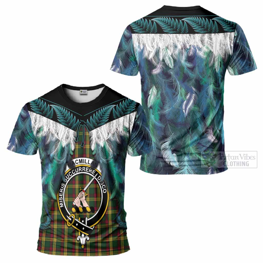 MacMillan (McMillan) Tartan Crest T-Shirt New Zealand Maori Korowai Cloak